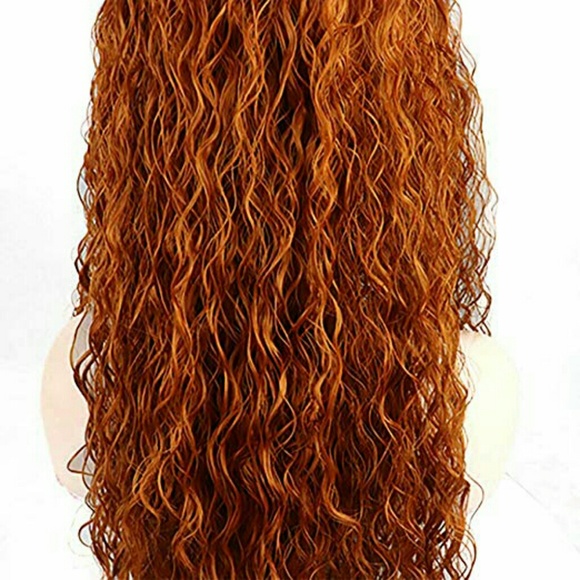Auburn Curly Wave Beauty Lace Front Wig